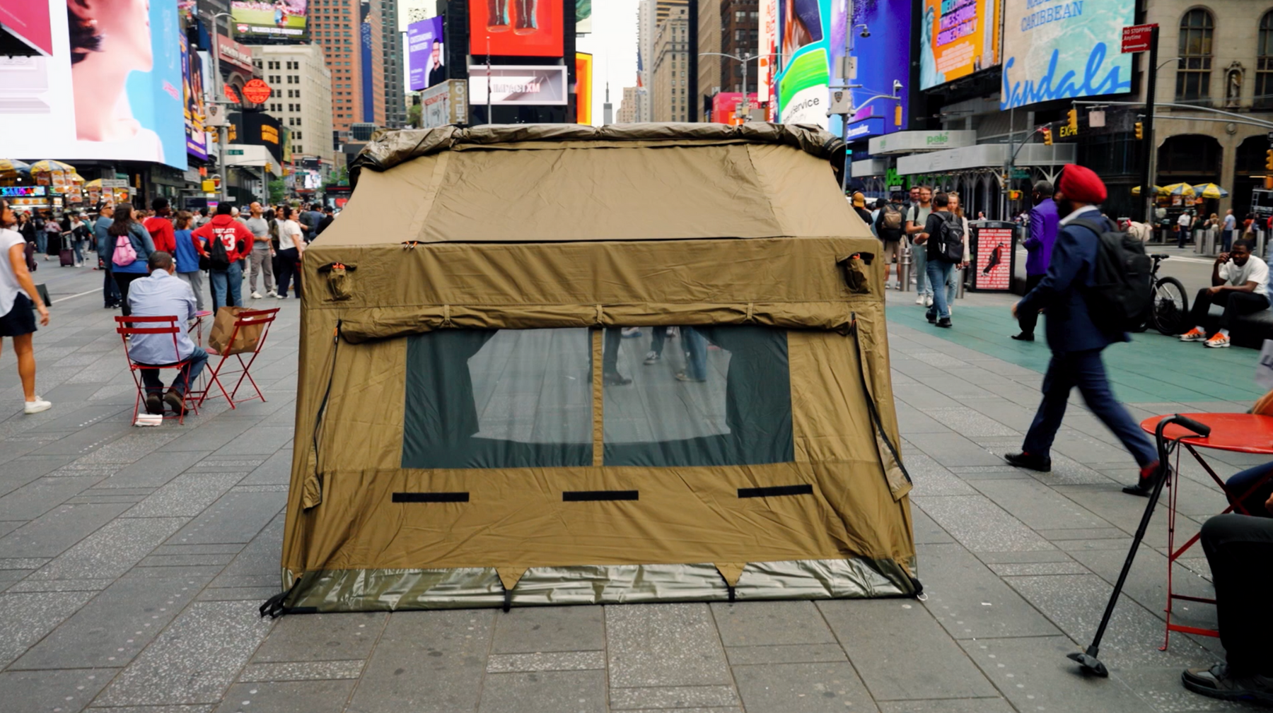 Oztent Goes To Times Square