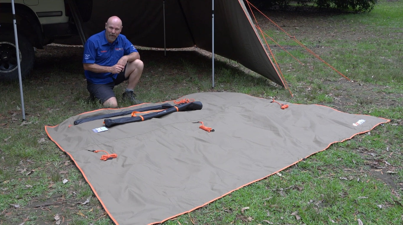 How to Setup the Foxwing 270° Awning Tapered Zip Extension Panels