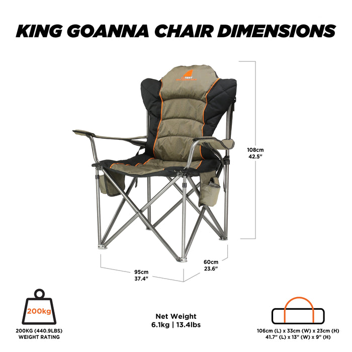 Oztent King Goanna Chair