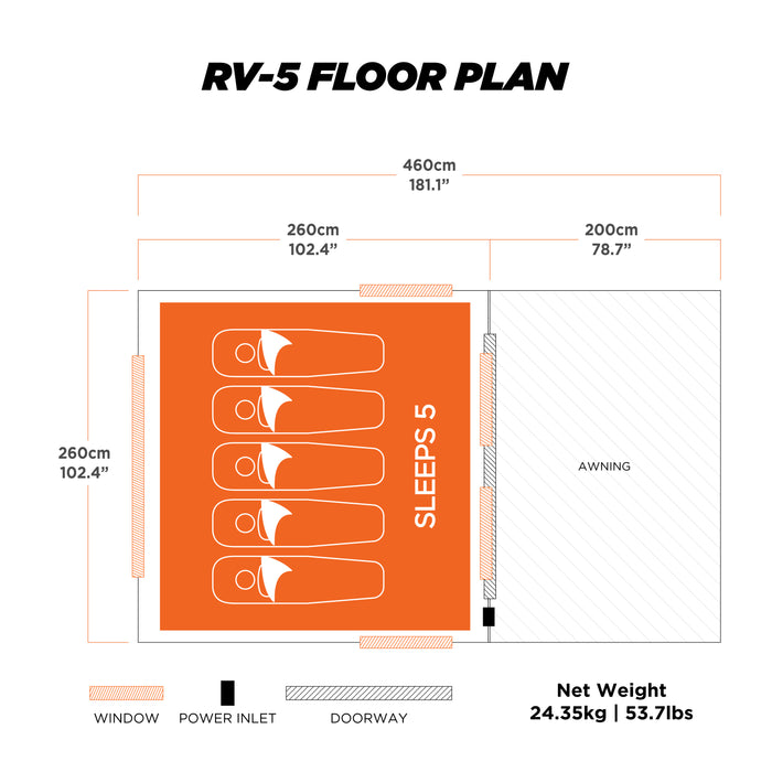 Oztent RV-5 Tent