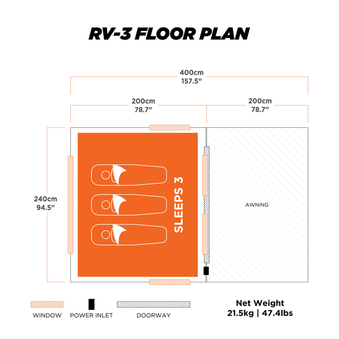 Oztent RV-3 Tent