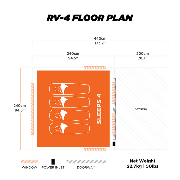 Oztent RV-4 Tent