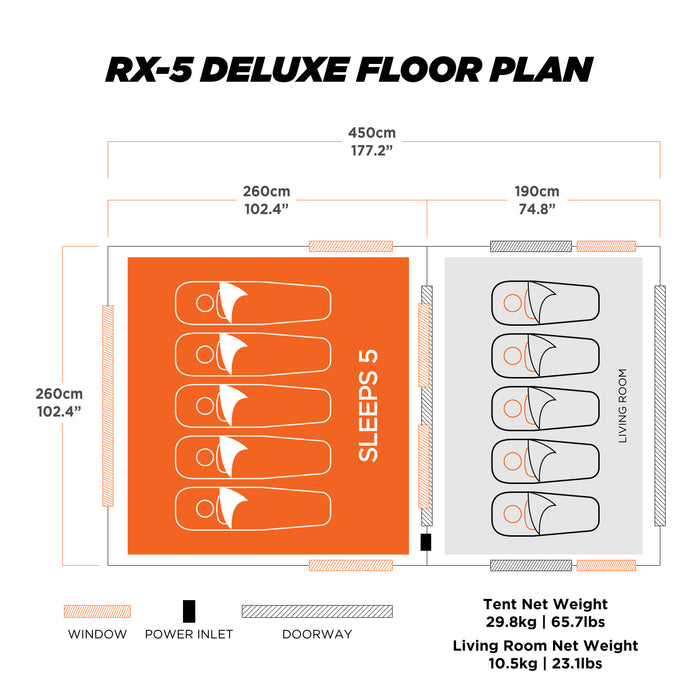 Oztent RX-5 Deluxe