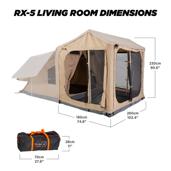 Oztent RX-5 Living Room & Zip-In Floor