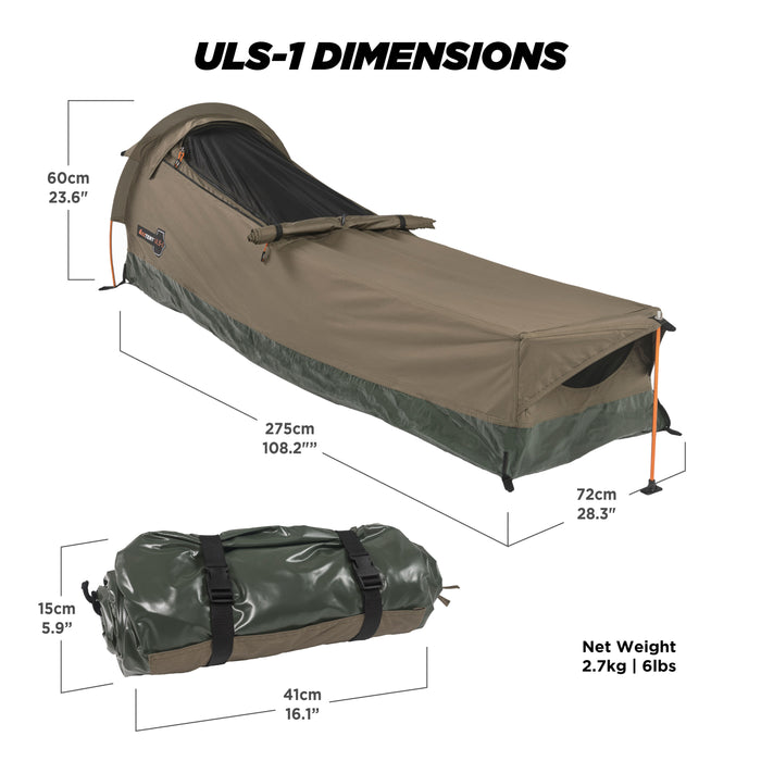 Oztent ULS -1 Ultra-Light Single Swag