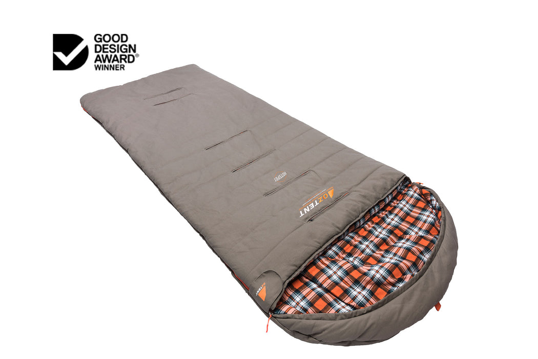 Oztent Redgum HotSpot™ XL Heated Sleeping Bag